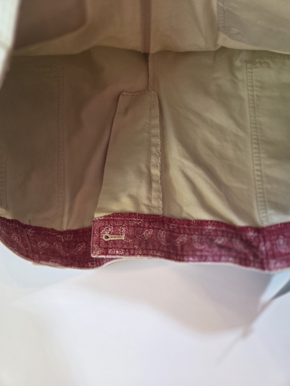 Lauren Ralph Lauren Light Cream Utility Bermuda Shorts - Picture 13 of 13
